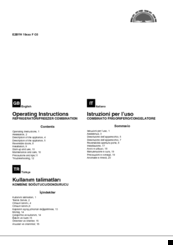 Hotpoint E2BYH 19xxx F O3 Operating Instructions Manual
