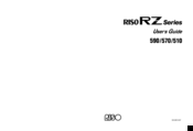 Riso rz 570 User Manual