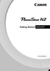 Canon PowerShot N2 Getting Started