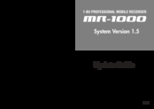 Korg MR-1000 Update Manual