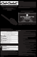 Cub Cadet HT59L Operator's Manual