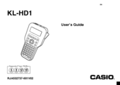 Casio KL-HD1 User Manual