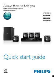 Philips HTD3509X Quick Start Manual