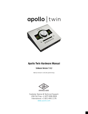 Apollo Twin Operating Manual