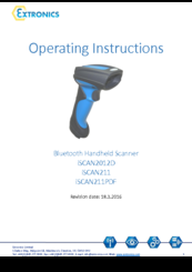 extronics iSCAN211 Operating Instructions Manual