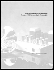 Conrad-johnson design PREMIER 17LS Owner's Manual