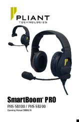 Pliant PHS-SB100 Operating Manual