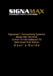 SignaMax 065-7921PoE User Manual