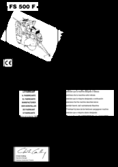 Dimas FS 500 F Operating Instructions Manual