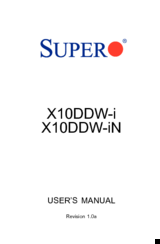 Supero X10DDW-i User Manual