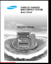 Samsung MAX-DN55 Instruction Manual