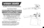 Black & Decker BV3100 Instruction Manual