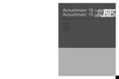 Bose Acoustimass16 Series II Owner's Manual