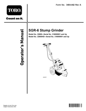 Toro SGR-6 22600 Operator's Manual