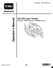 Toro 74596 Operator's Manual