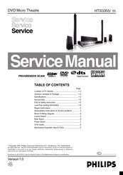 Philips HTS3355 Service Manual