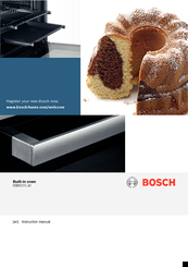 Bosch HBN331.4J Instruction Manual