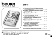 Beurer BM19 Instructions For Use Manual
