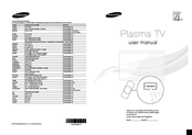 Samsung PS43E455 User Manual
