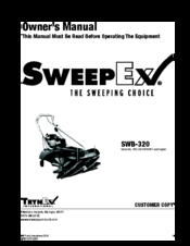 Trynex International SWB-320 Owner's Manual