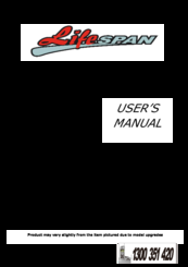 LifeSpan EXER 30 PRO User Manual