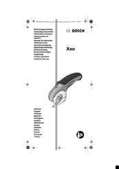 Bosch Xeo Operating Instructions Manual