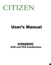 Citizen C506DVC User Manual
