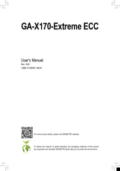 Gigabyte GA-X170-Extreme ECC User Manual
