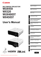 Canon WX450ST User Manual