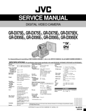 JVS GR-DX75EK Service Manual