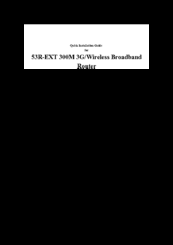 Solwise 53R-EXT Quick Installation Manual