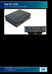 S&T embedded Rail-PC-5101 User Manual