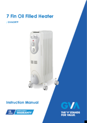 GVA GVAOR7F Instruction Manual