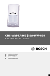 Bosch CRS-WM-TA869 Installation Manual