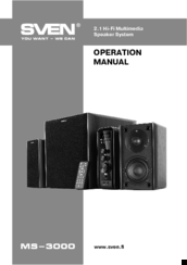 Sven MS-3000 Operation Manual