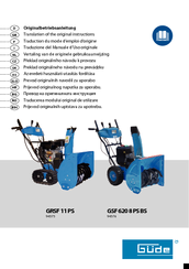 Gude GSF 620 8 PS BS Translation Of The Original Instructions
