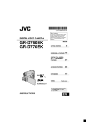 jvc GR-D770EK Instructions Manual