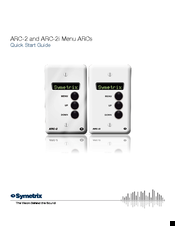 Symetrix ARC-2 Quick Start Manual