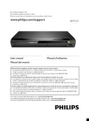 Philips BDP2305 User Manual
