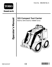 Toro 323 Operator's Manual