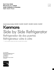 Kenmore 106.5035 Series Use & Care Manual