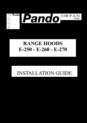 Pando E-250 Installation Manual
