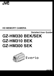 JVC Everio GZ-HM300 Detailed User Manual