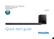 Philips HTL5160B Quick Start Manual