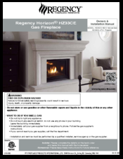 Regency HZ33CE-LP10 Owners & Installation Manual