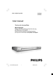 Philips DVP3042 User Manual