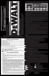 DeWalt D25300DH Instruction Manual