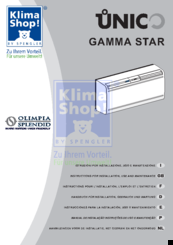 Unico Gamma Star Instructions For Installation, Use And Maintenance Manual