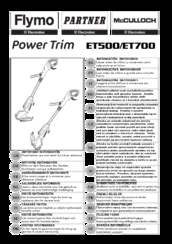 Electrolux Power Trim ET500 Instruction