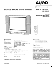 Sanyo CM21KX8S Service Manual